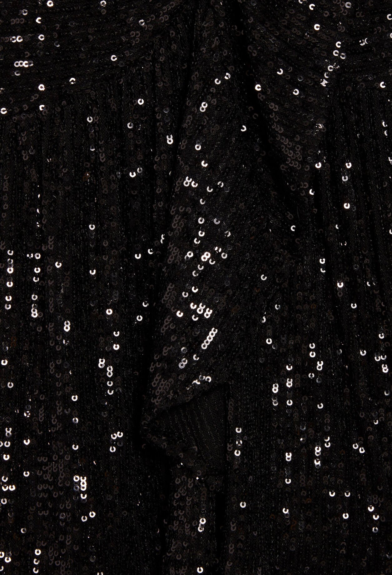 Vestido corto negro de lentejuelas