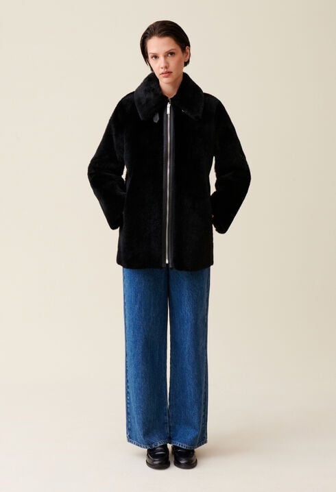 Abrigo con cremallera