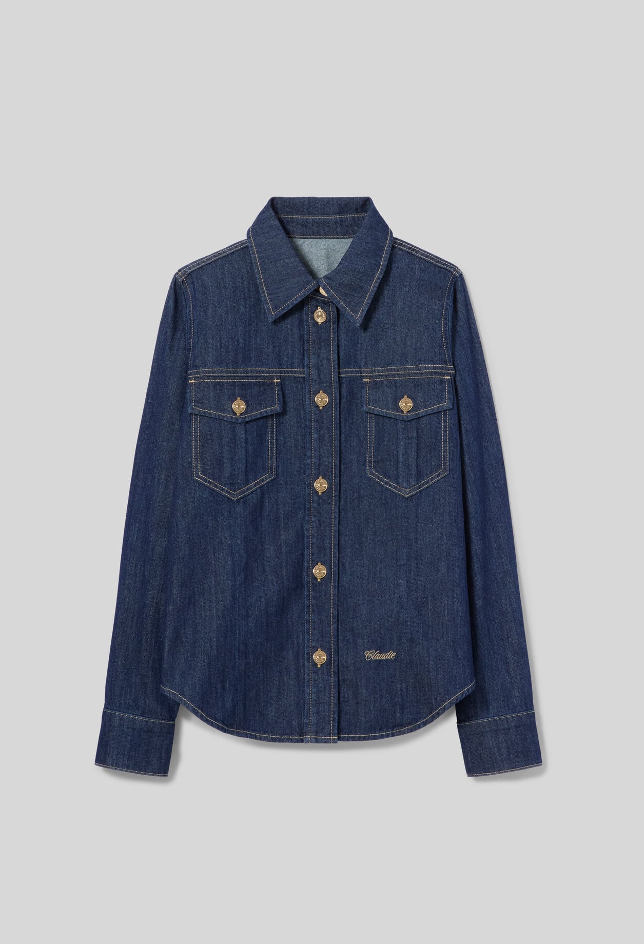Camisa de denim suave