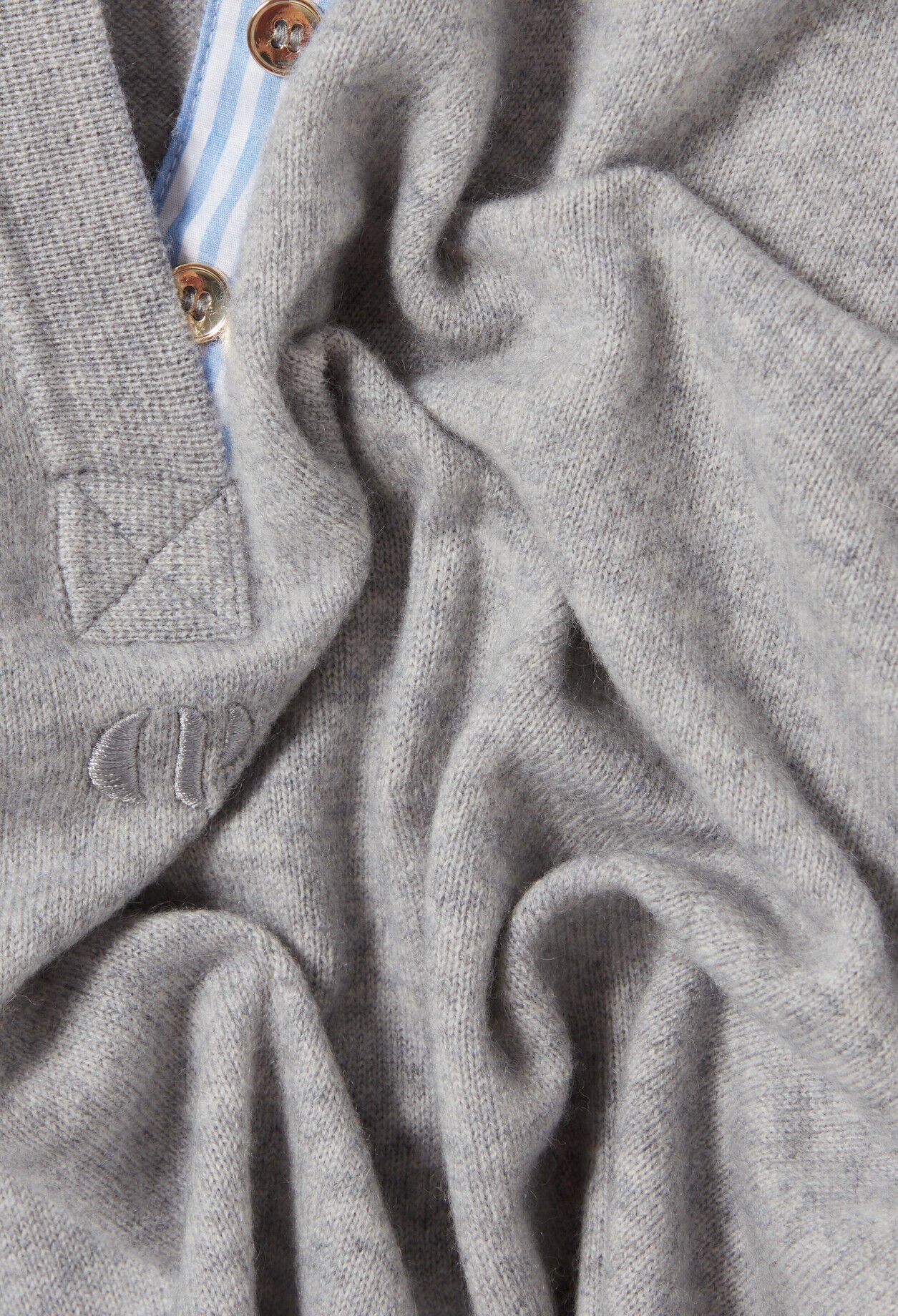 Jersey de lana con cuello de polo