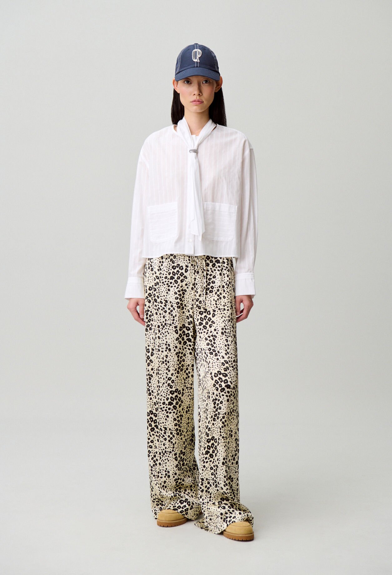 Camisa de algodón a rayas