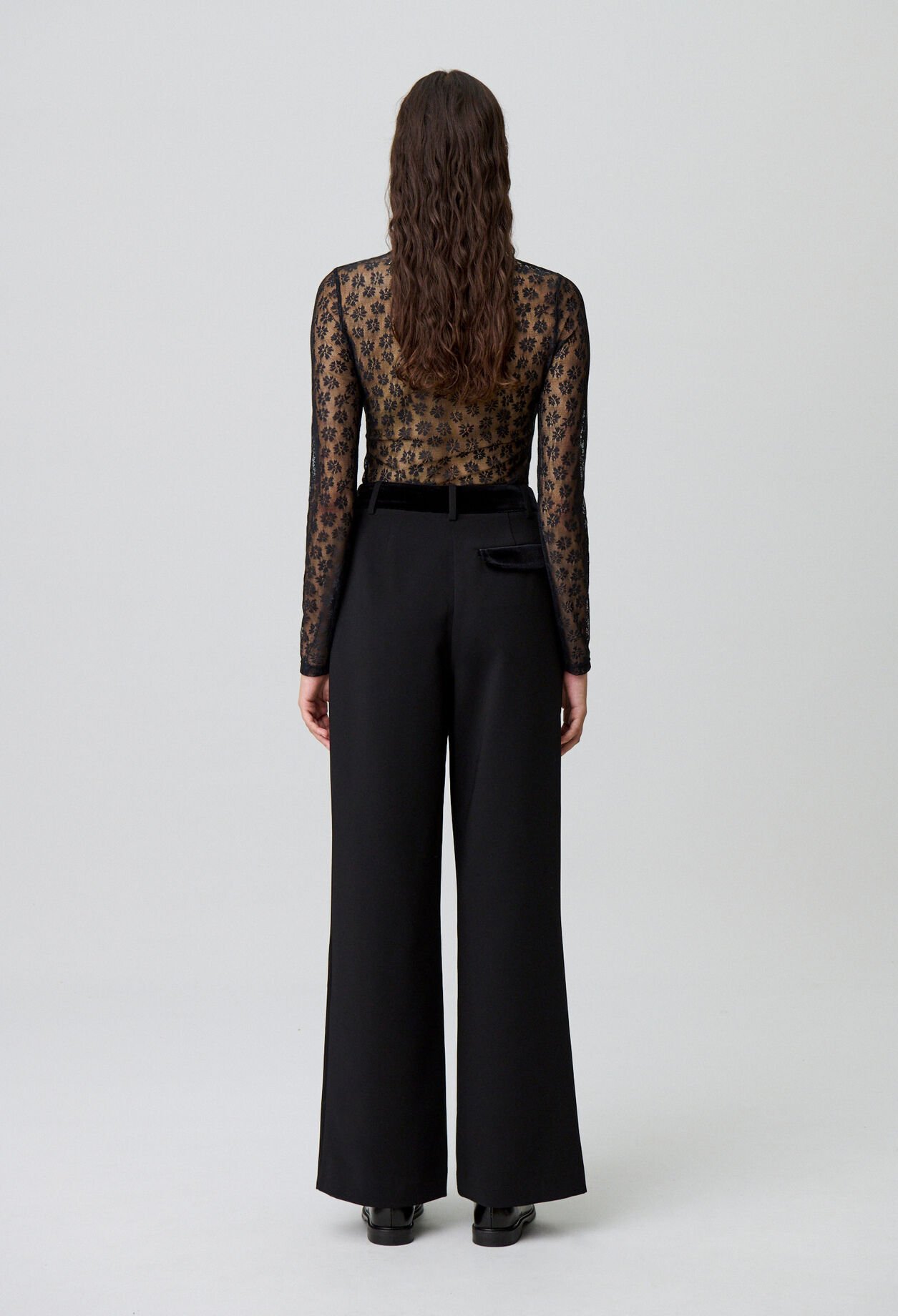Pantalón recto de traje