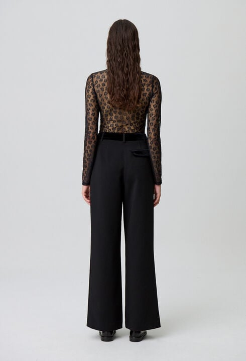 Pantalón recto de traje
