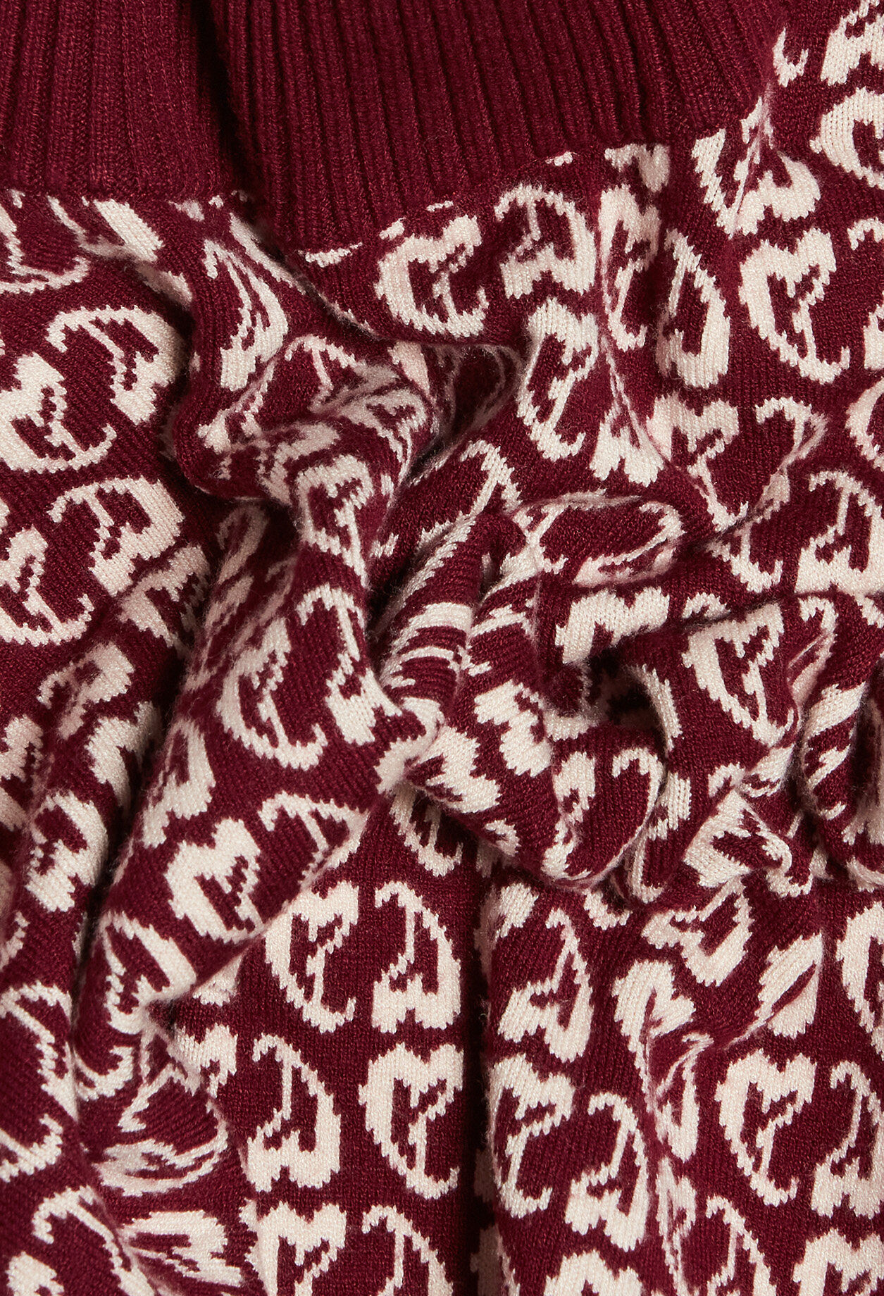 Jersey dos tonos de punto jacquard