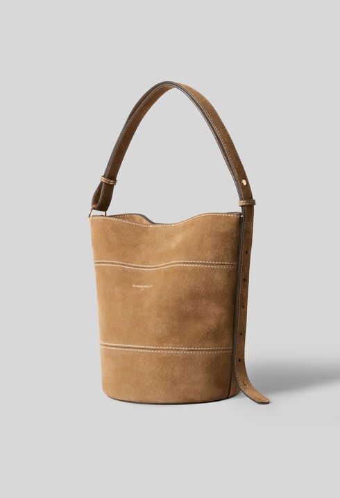 Bolso de ante Solveig tipo cubo