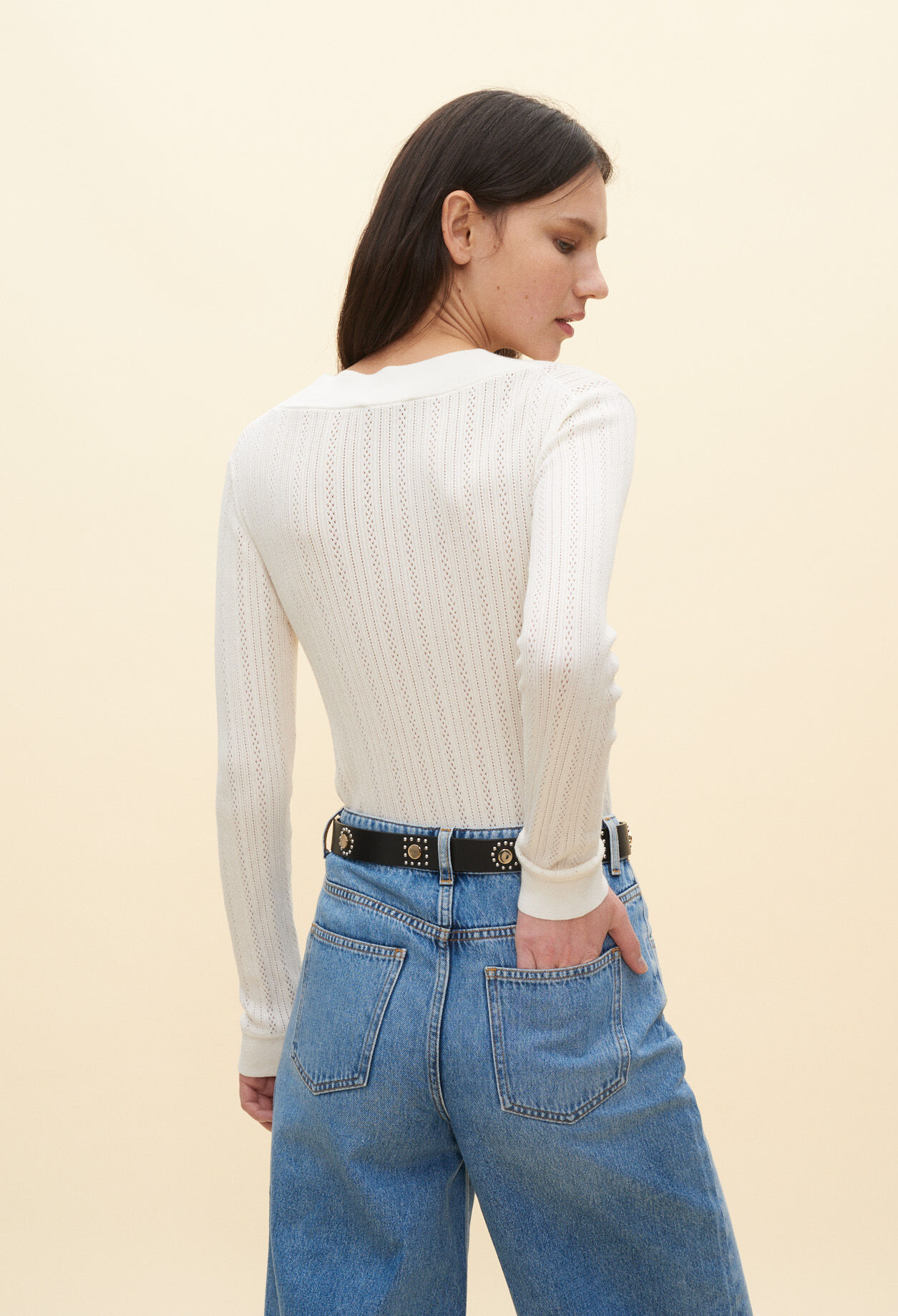 Jersey con cuello en V