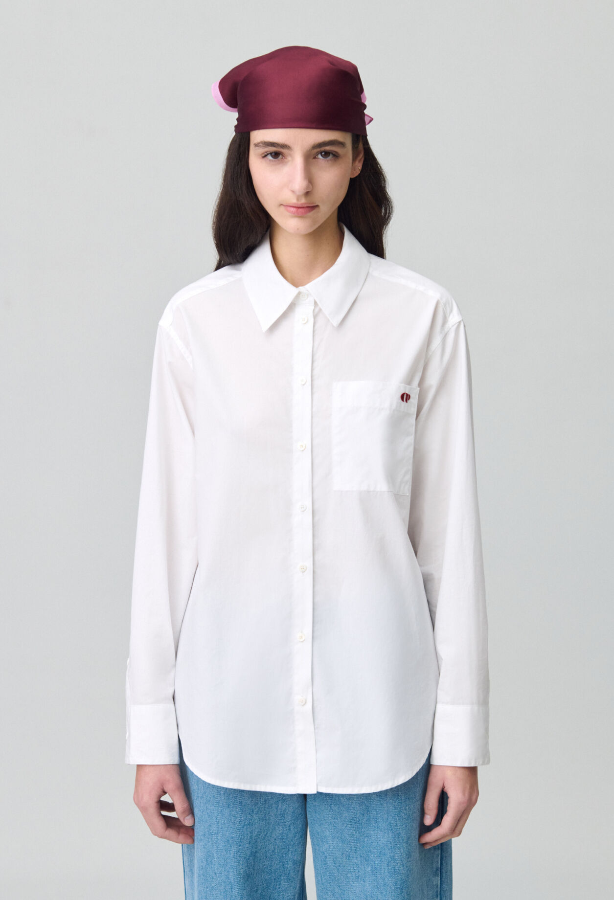 Camisa clásica de corte recto