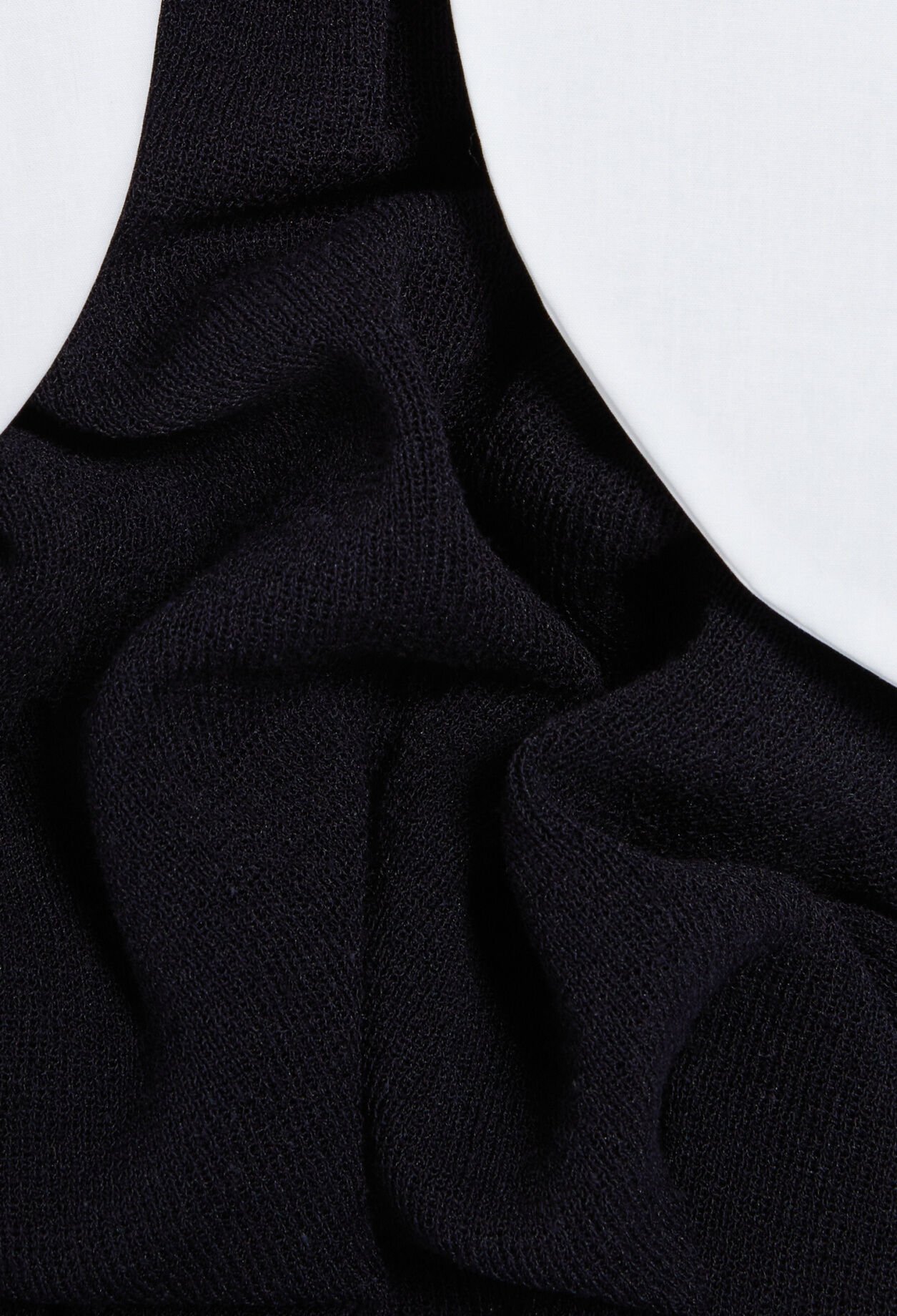 Vestido corto punto azul marino