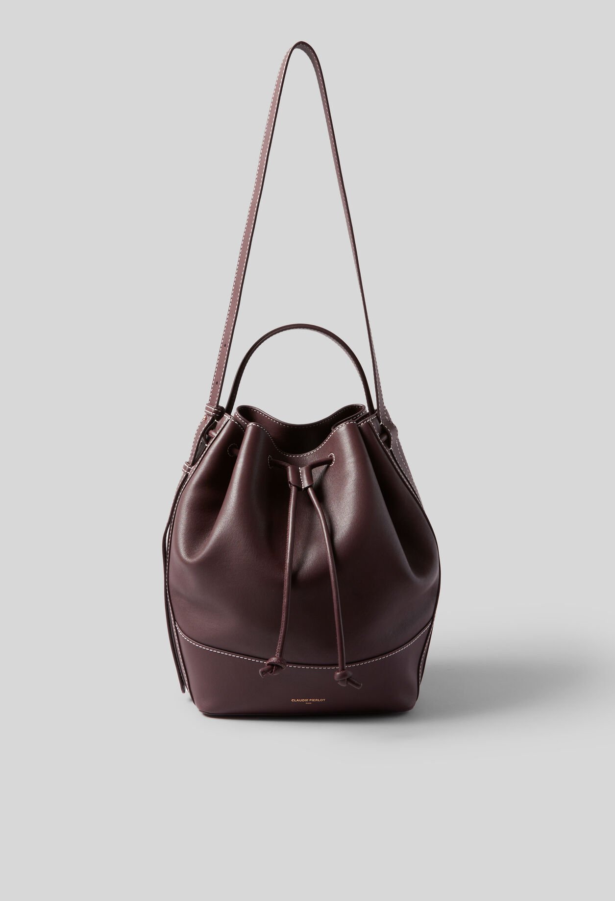Bolso saco grande de cuero