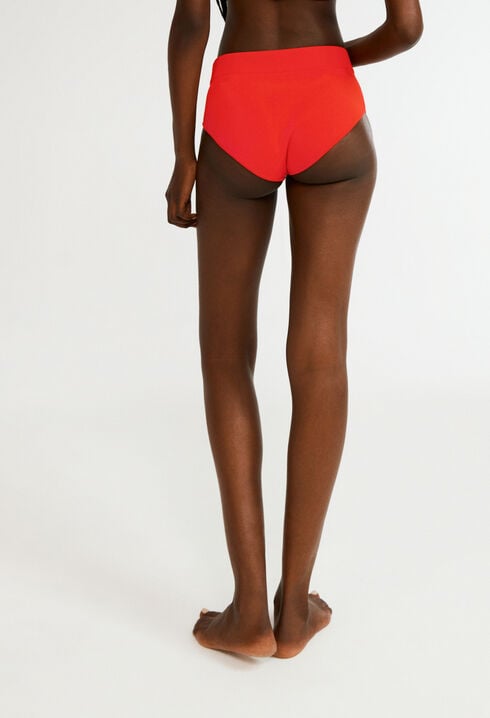 Short de punto de talle alto