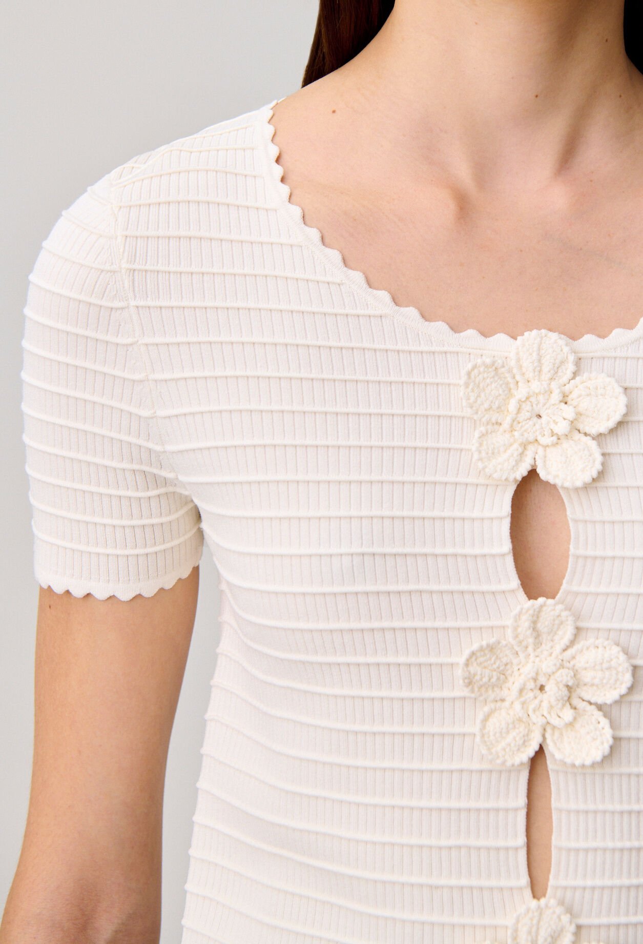 Jersey de manga corta a rayas