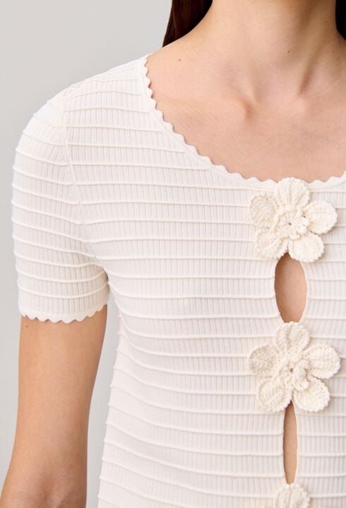 Jersey de manga corta a rayas