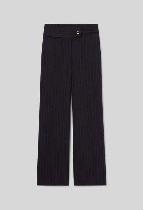 Pantal&oacute;n recto a rayas