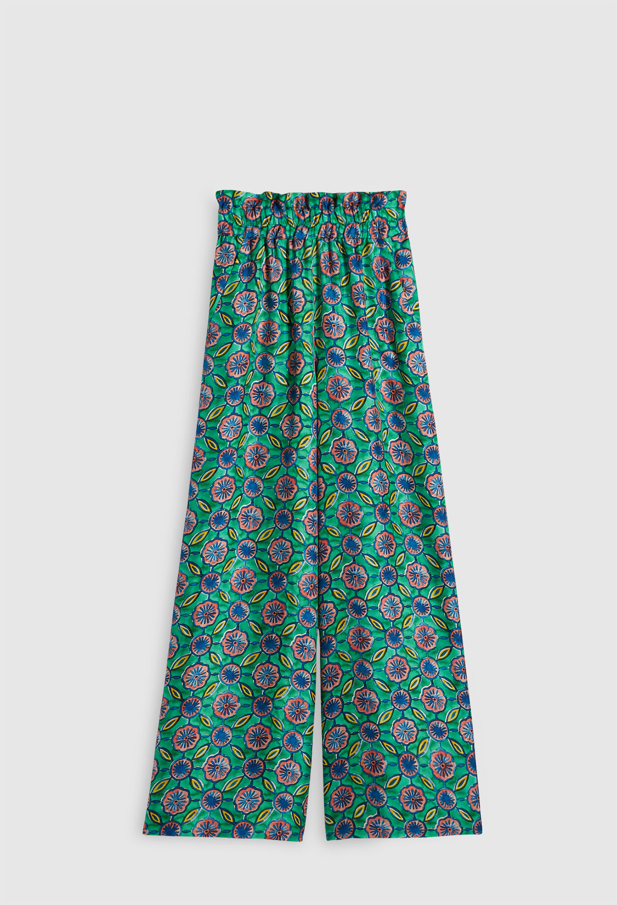 Pantalón de campana estampado