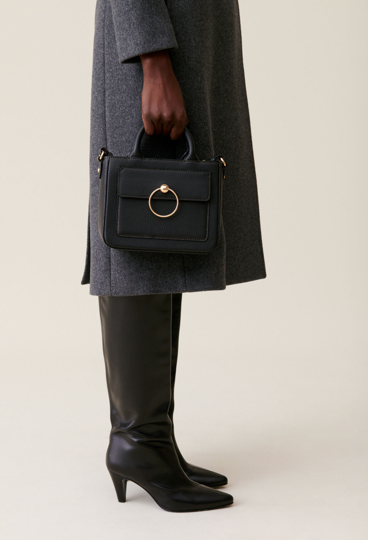 Bolso Anouck cuero granulado