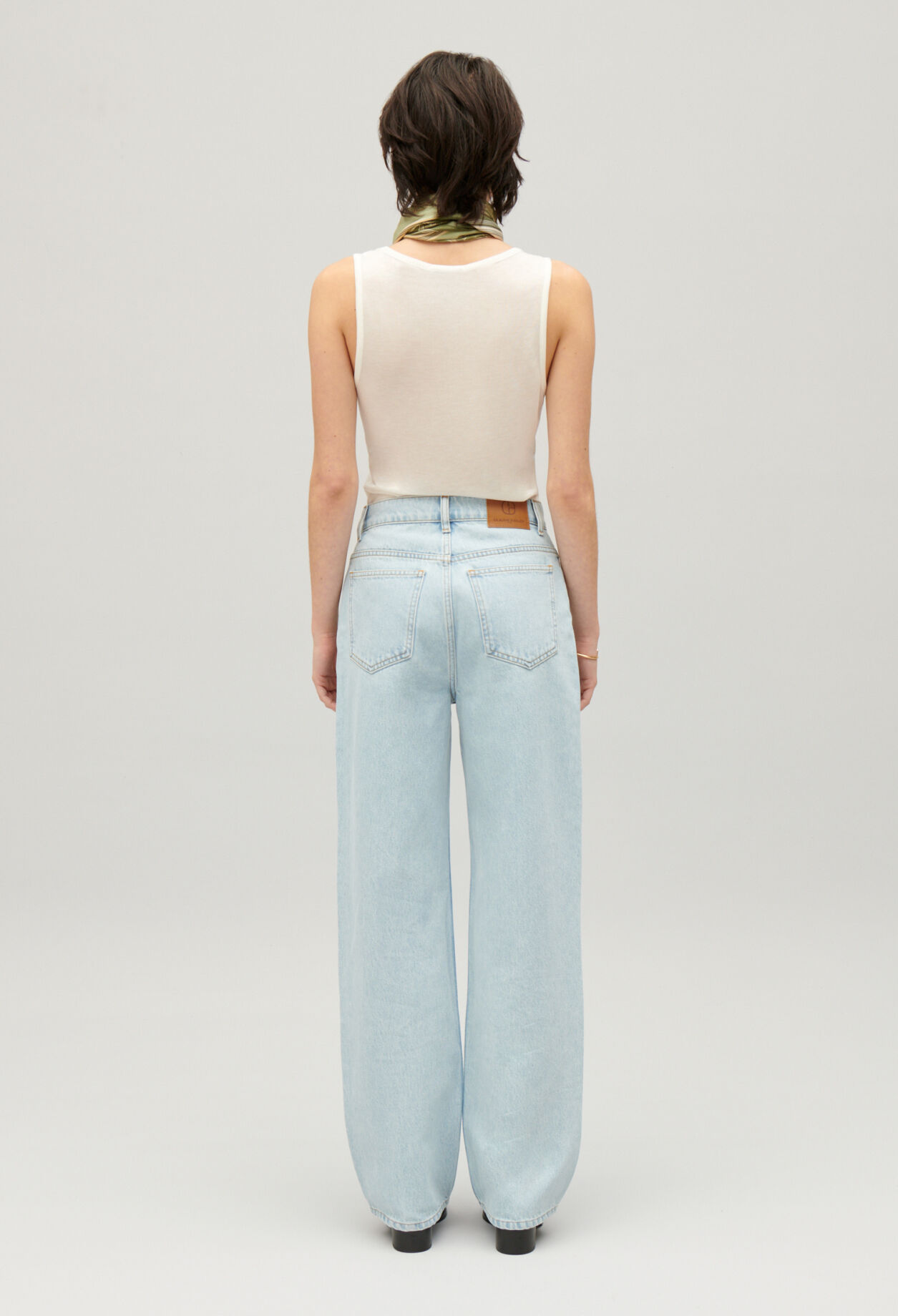 Vaqueros Claude azul recto