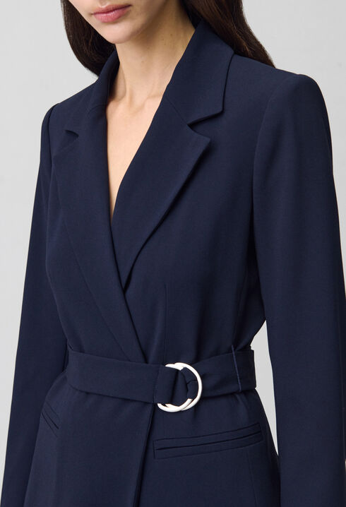 Chaqueta sastre lisa entallada 