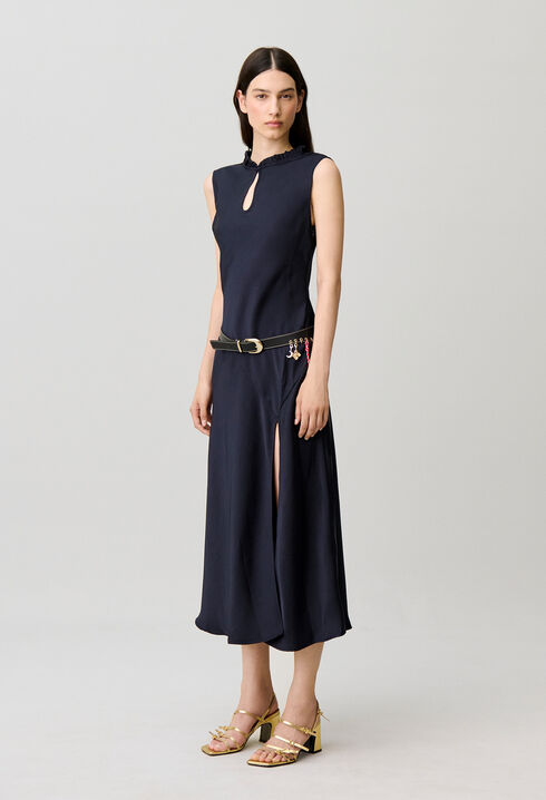 Vestido midi fluido