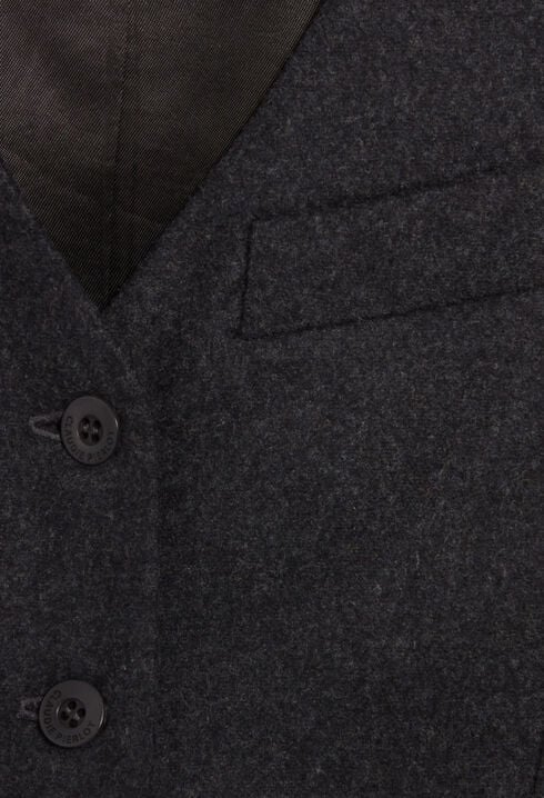 Chaleco traje gris chiné