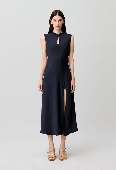 Vestido midi fluido