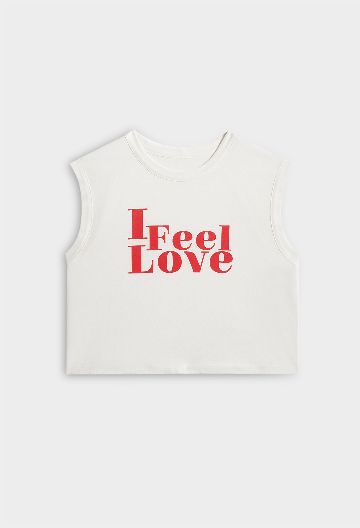 Camiseta crop de algodón bio