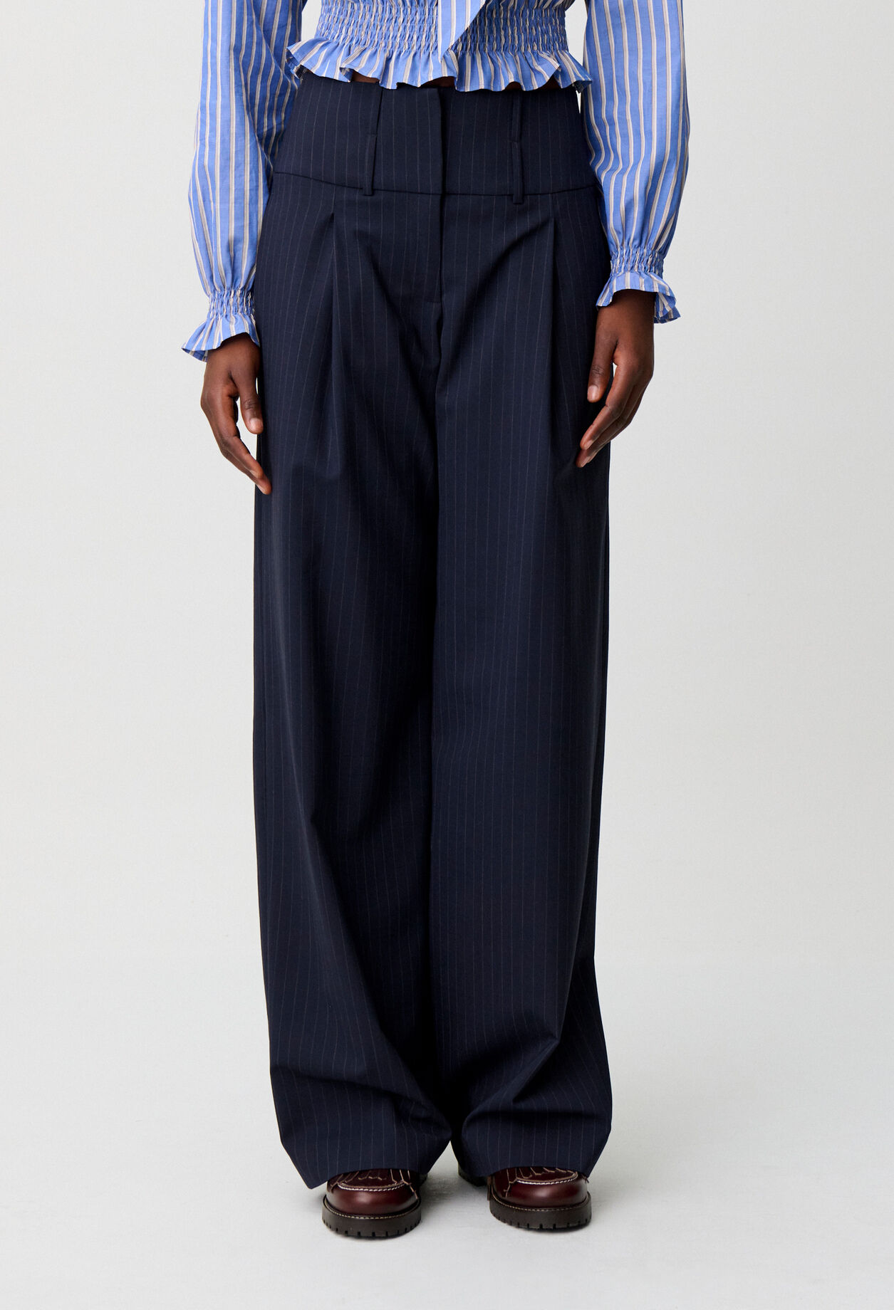 Pantal&oacute;n de mezcla de lana