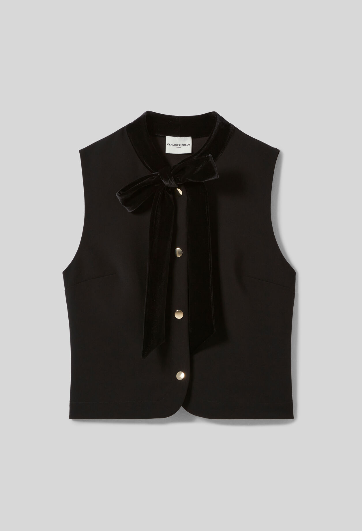 Top con lazo al cuello