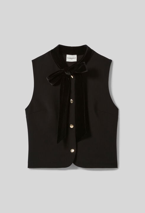 Top con lazo al cuello