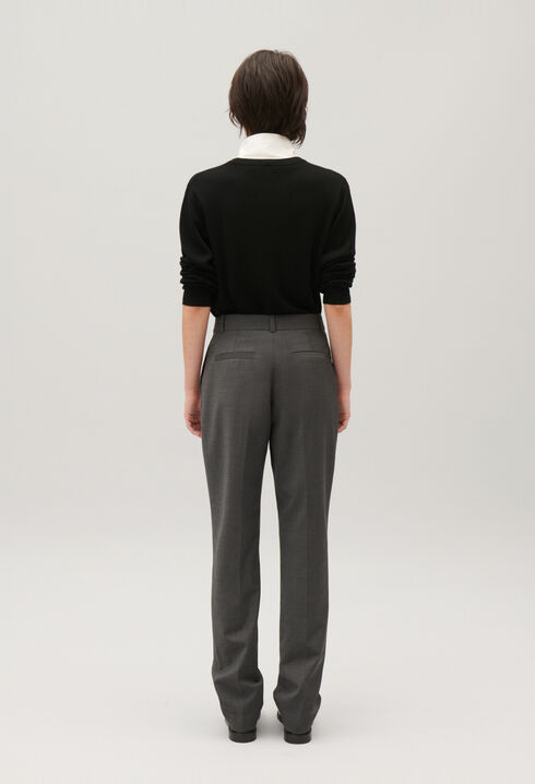 Pantalón sastre gris chiné
