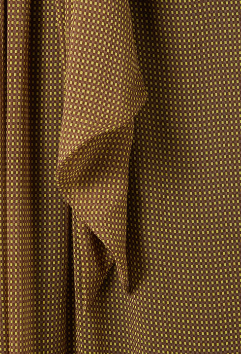 Vestido fluido con cuello lazo