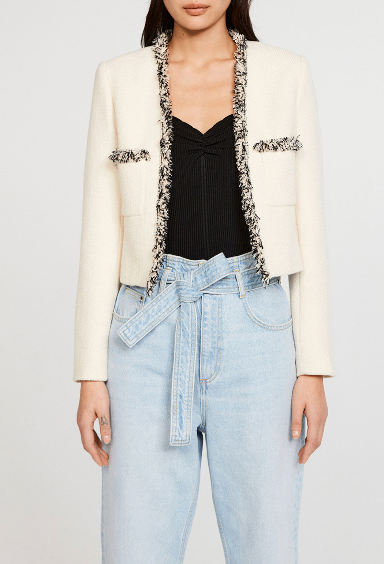 Chaqueta de tweed