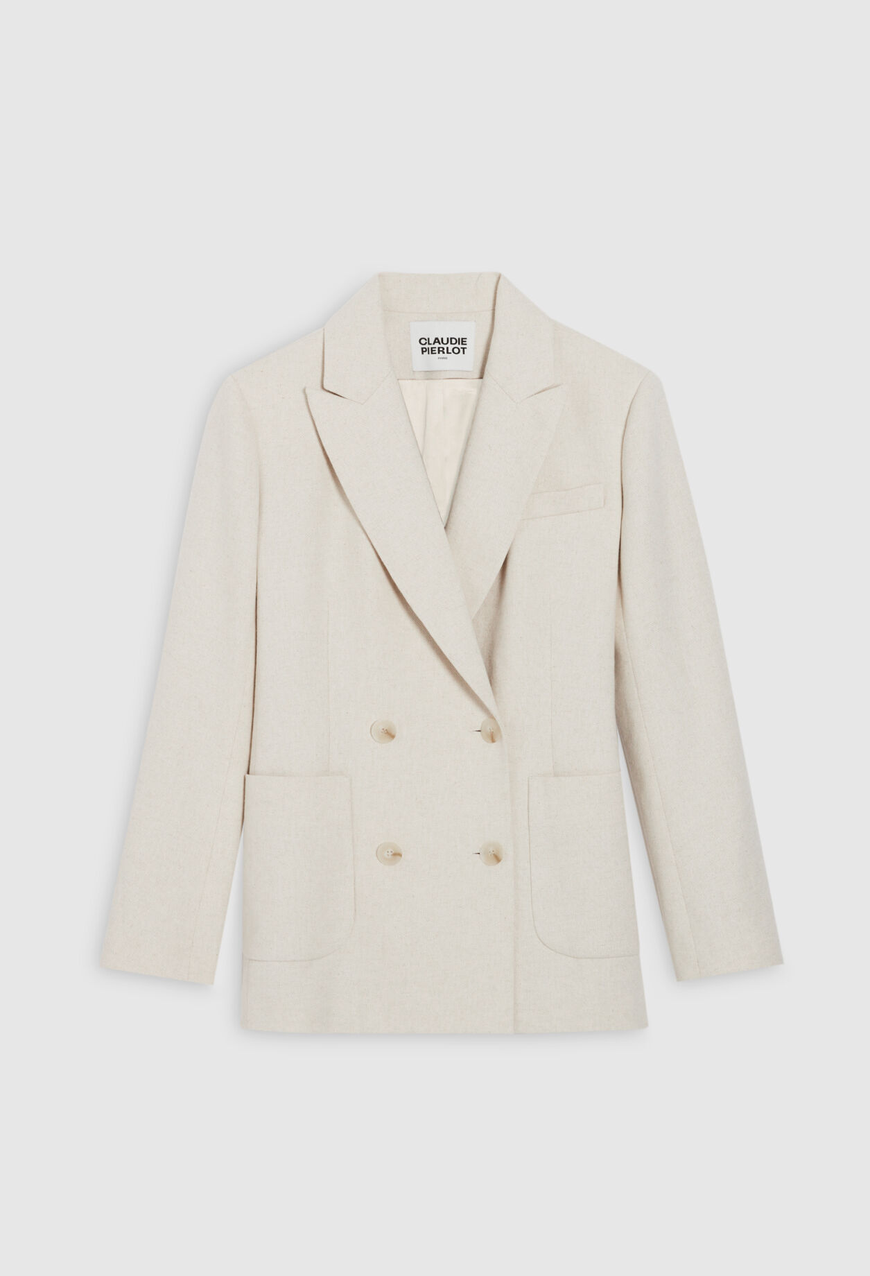 Chaqueta de sastre beige