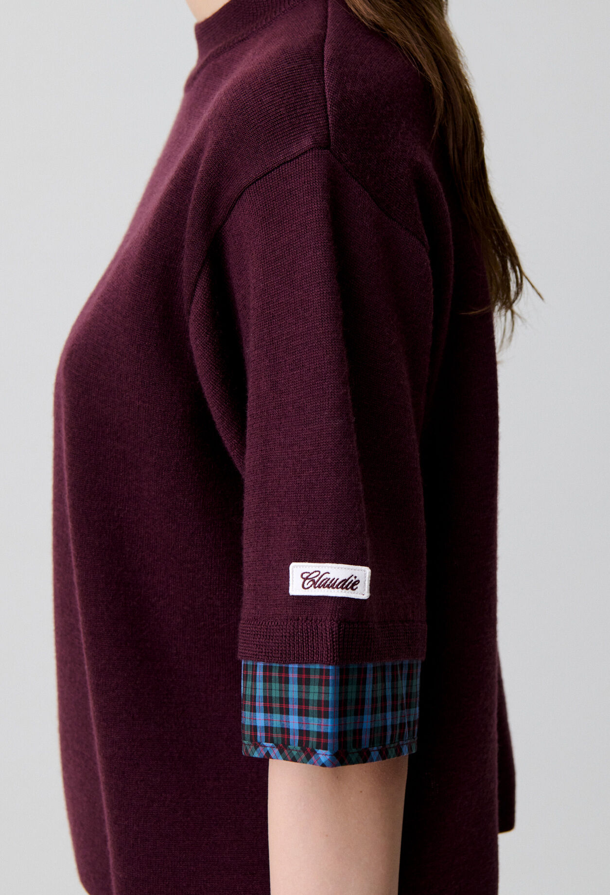 Jersey punto cuello chimenea