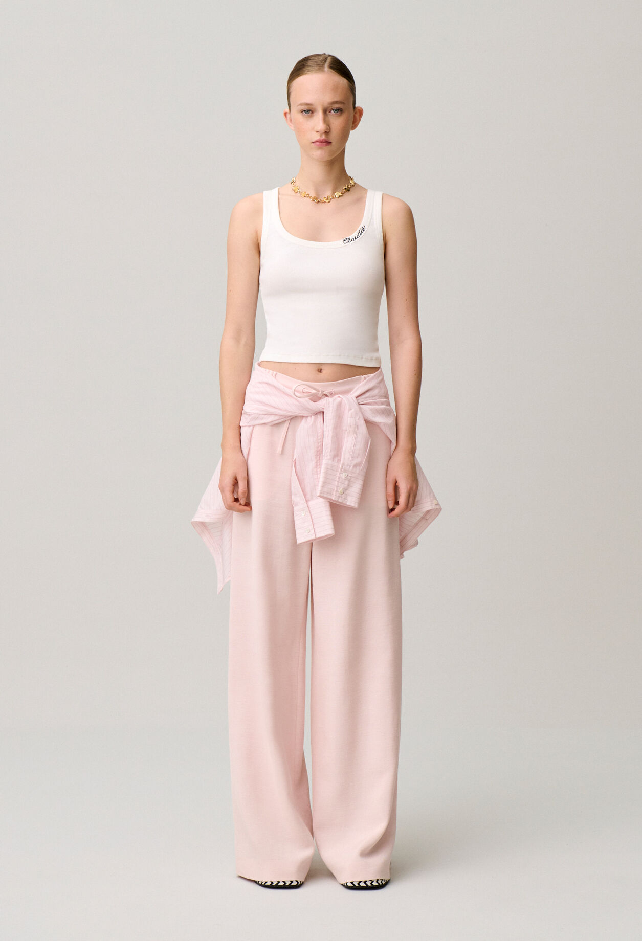 Top de tirantes de algod&oacute;n Claudie