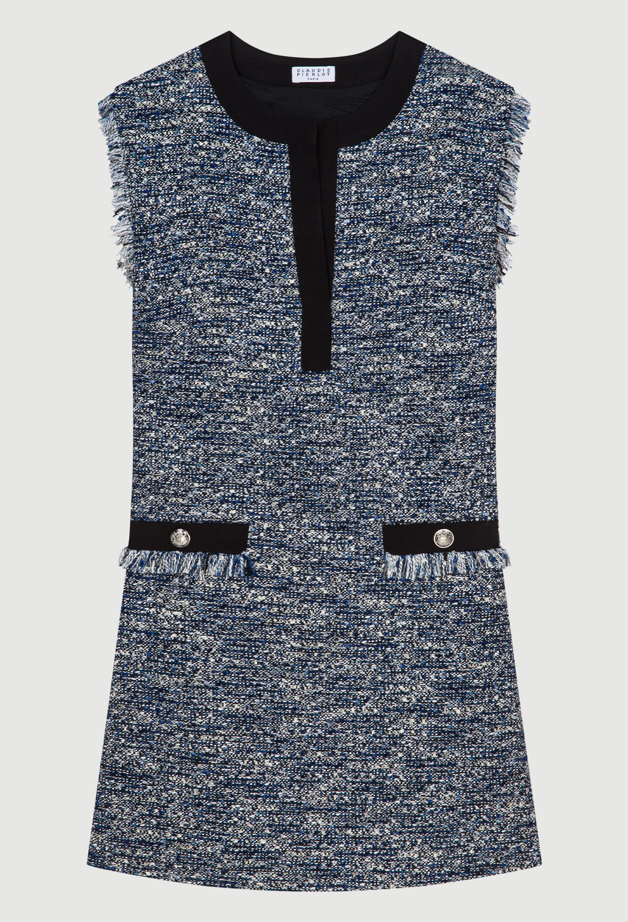 Vestido de tweed sin mangas
