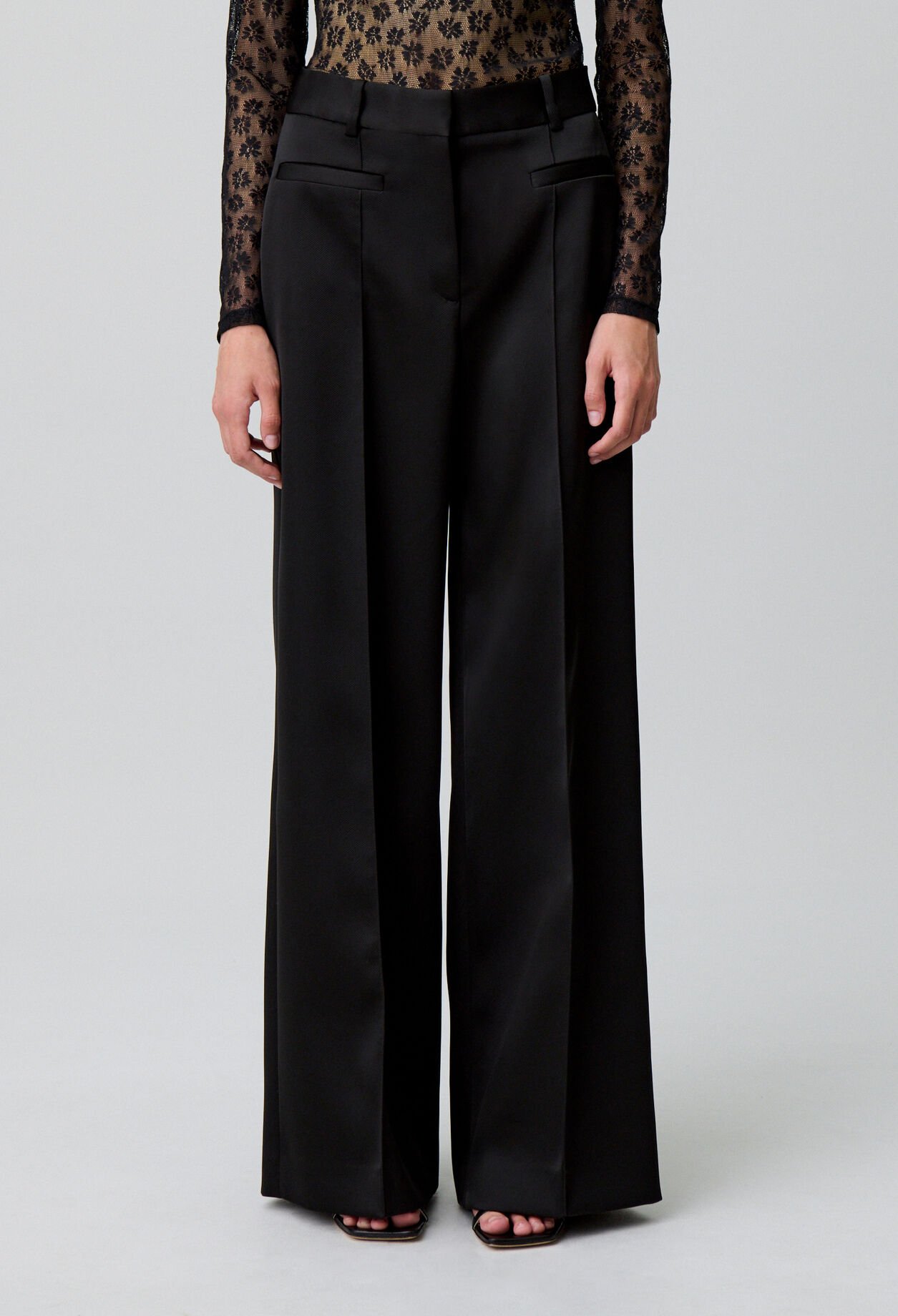 Pantalón de sastre de satén