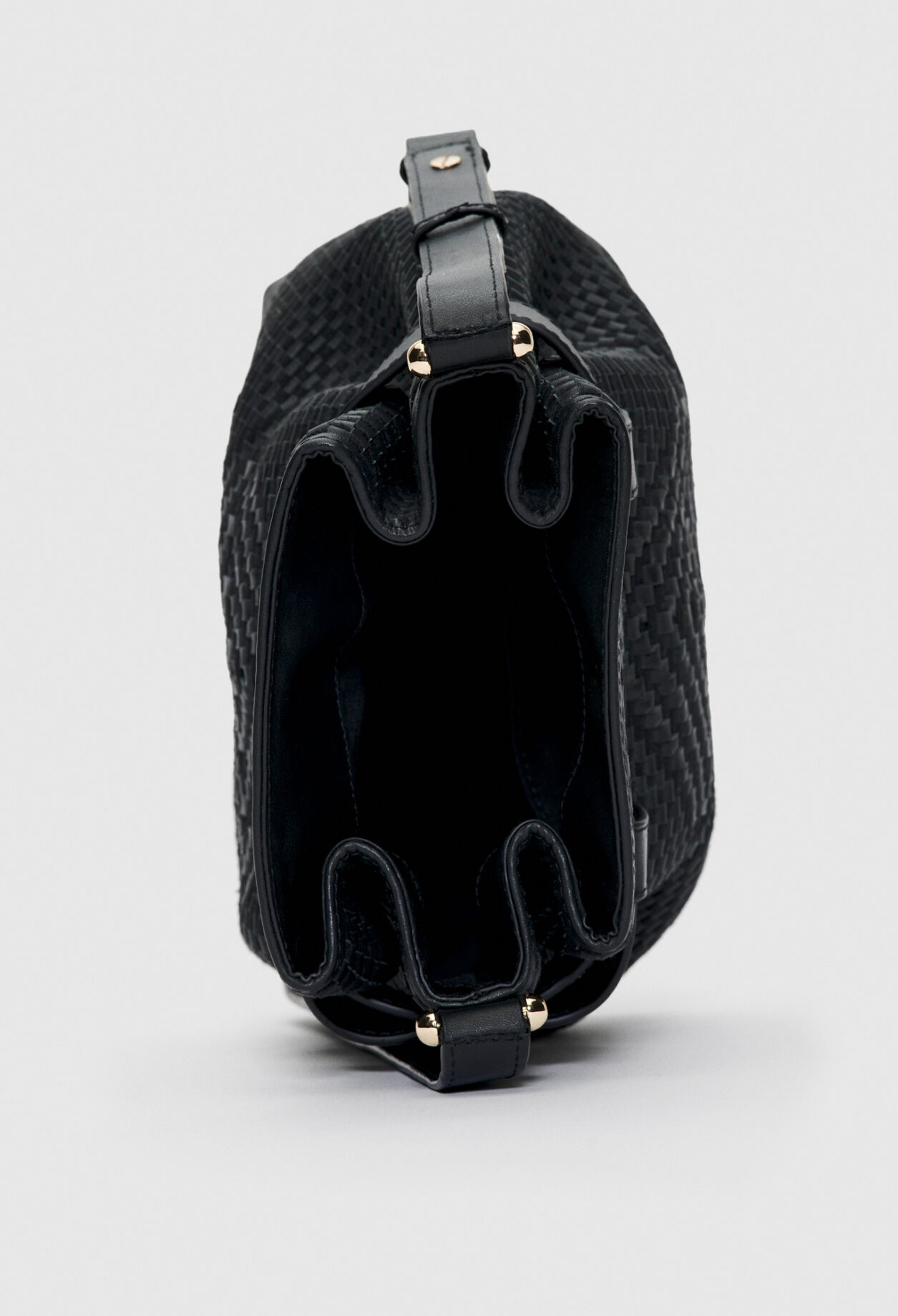 Bolso bombonera de cuero