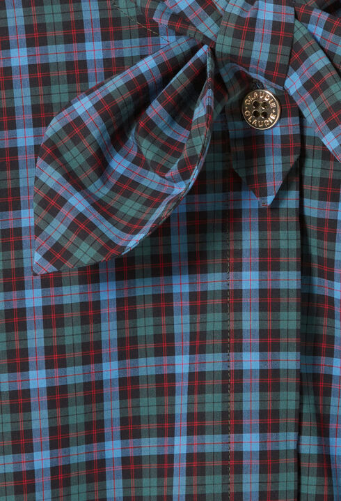 Camisa popel&iacute;n cuello pa&ntilde;uelo