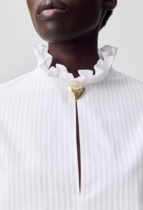 Blusa fluida a rayas