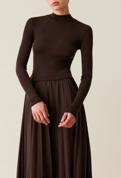 Vestido de punto Twist