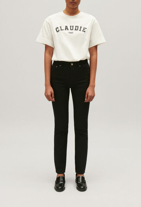 Vaquero skinny negro