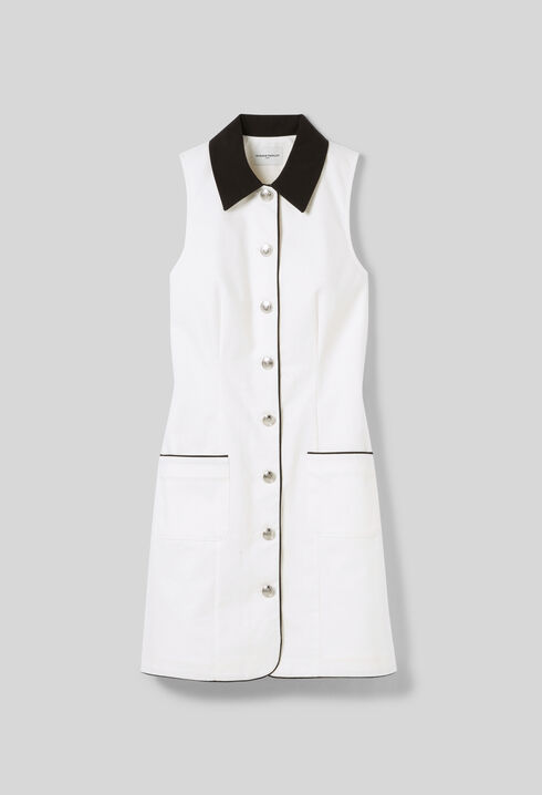 Vestido corto sin mangas