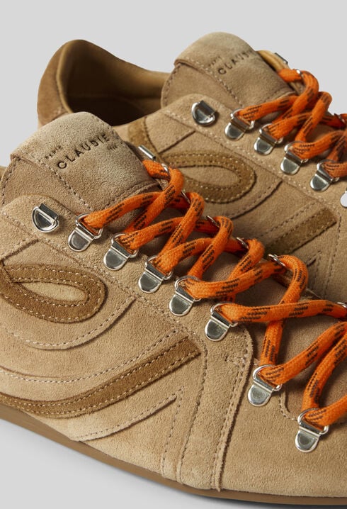 Zapatillas Swing de ante color arena