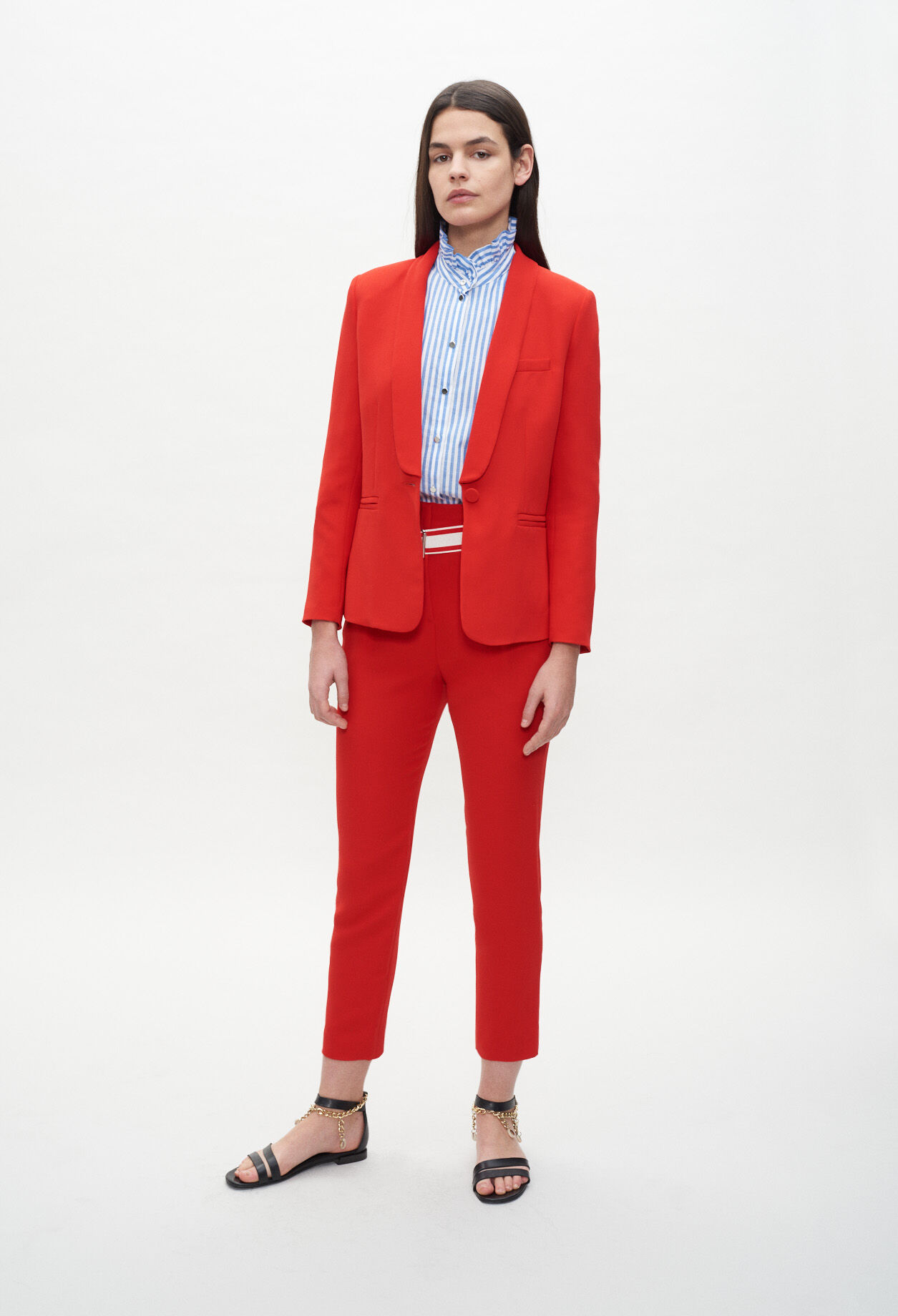 Pantalón de traje entallado