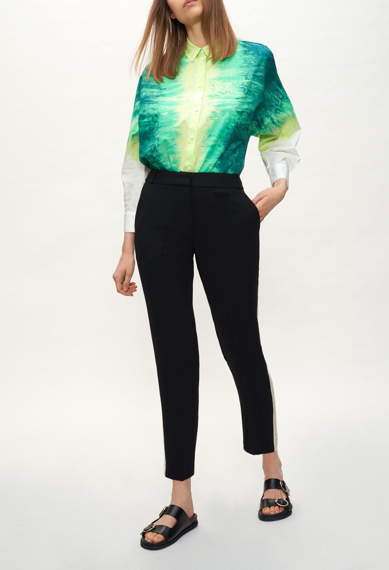 Camisa con estampado tie & dye