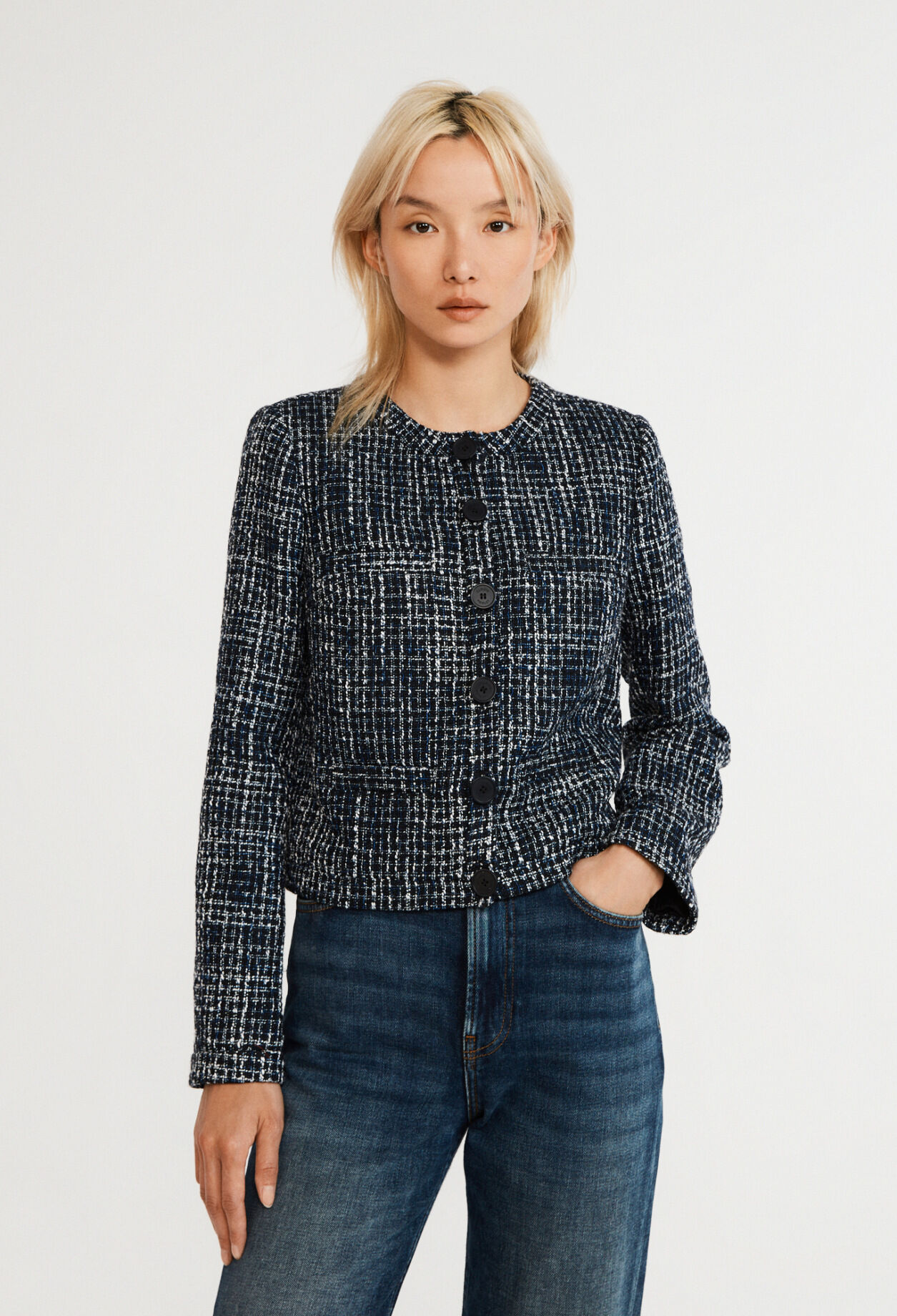 Chaqueta de tweed