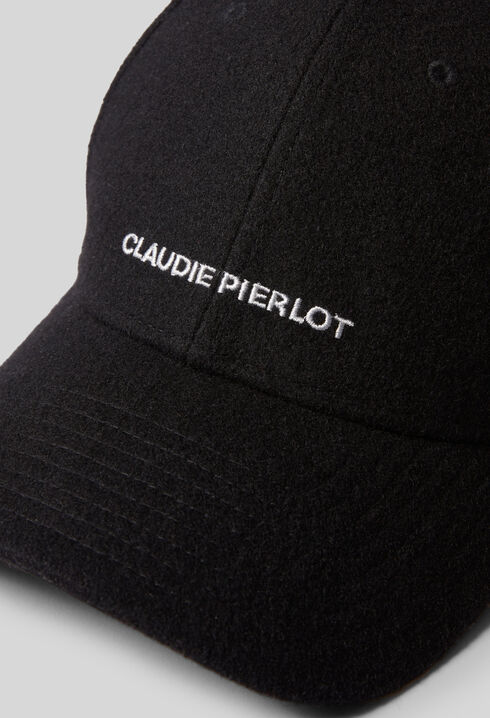Gorra negra con logo Claudie Pierlot