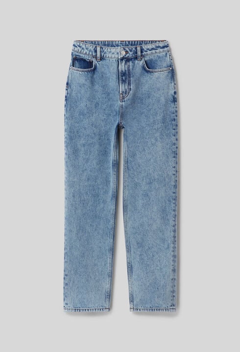 Vaquero de denim lavado