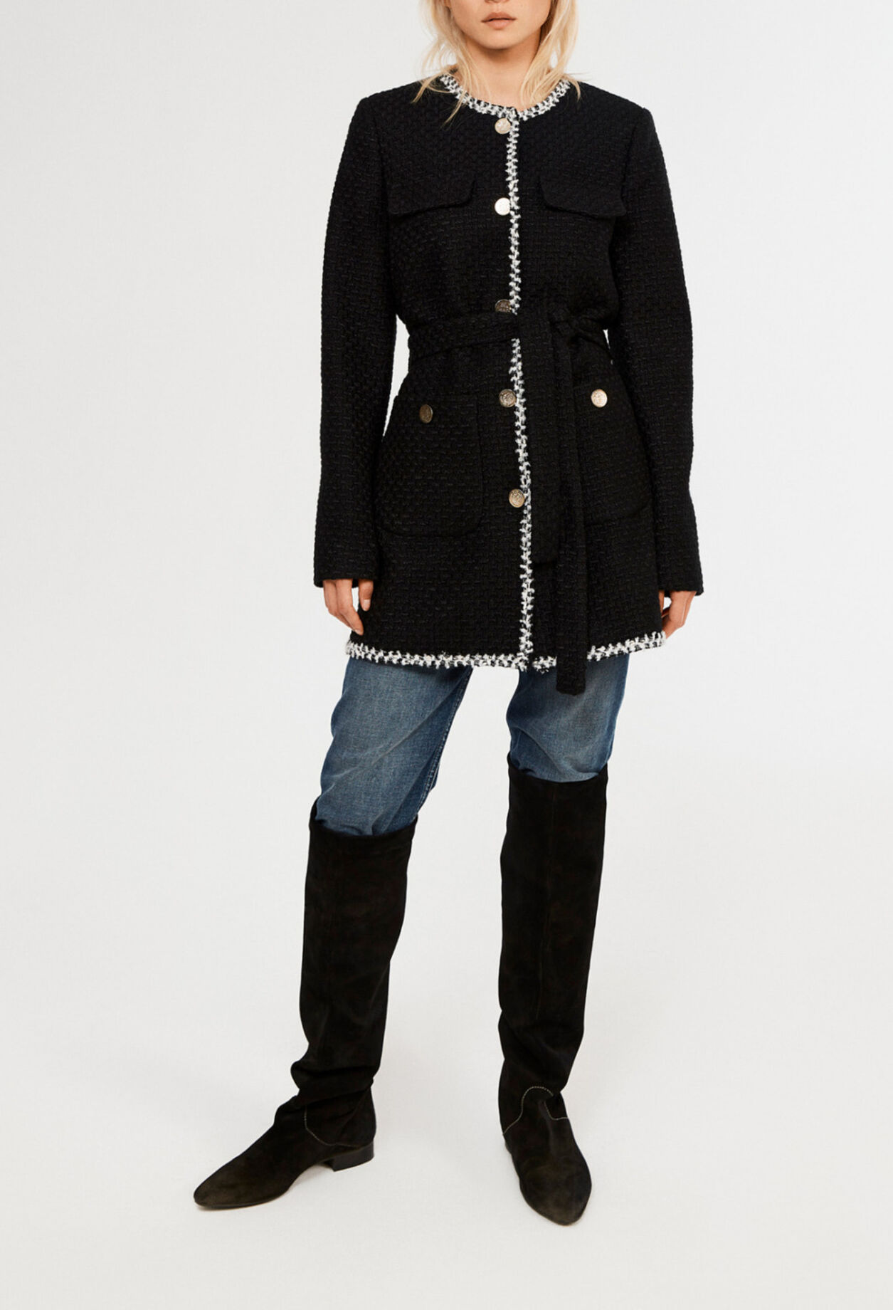Chaqueta de tweed