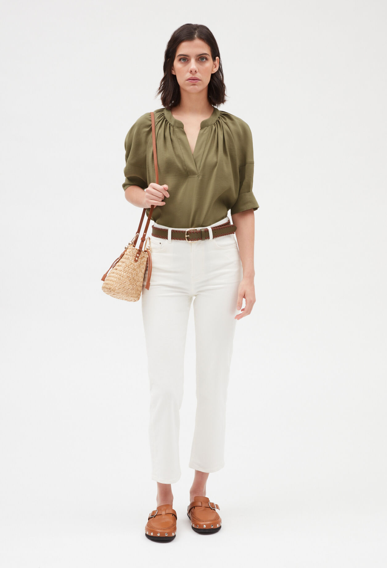 Blusa de manga corta